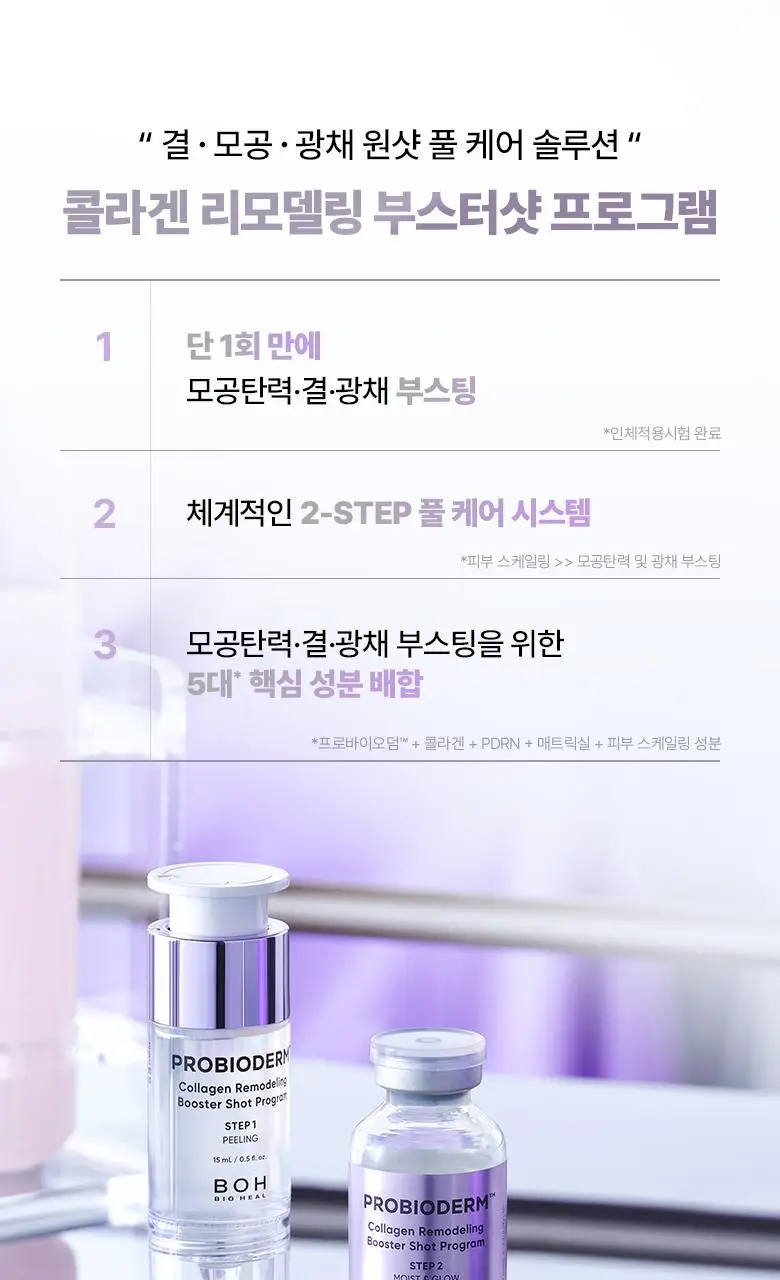[나이트케어|결광부스터] 바이오힐보 프로바이오덤 콜라겐 리모델링 부스터샷 프로그램 35ml 상세페이지 11